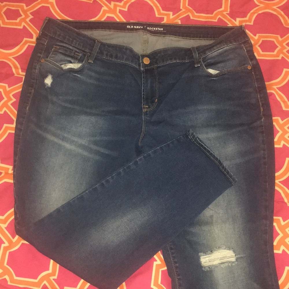Old Navy rockstar mid rise jean 18P